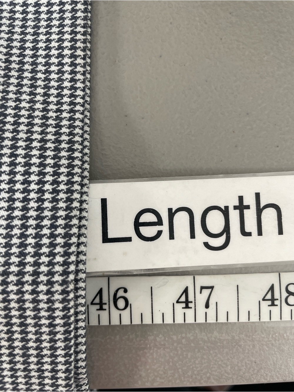 LOFT Trousers NWT Pants White Black Herringbone Wide Leg Sailor 12 Tall - Picture 8 of 11